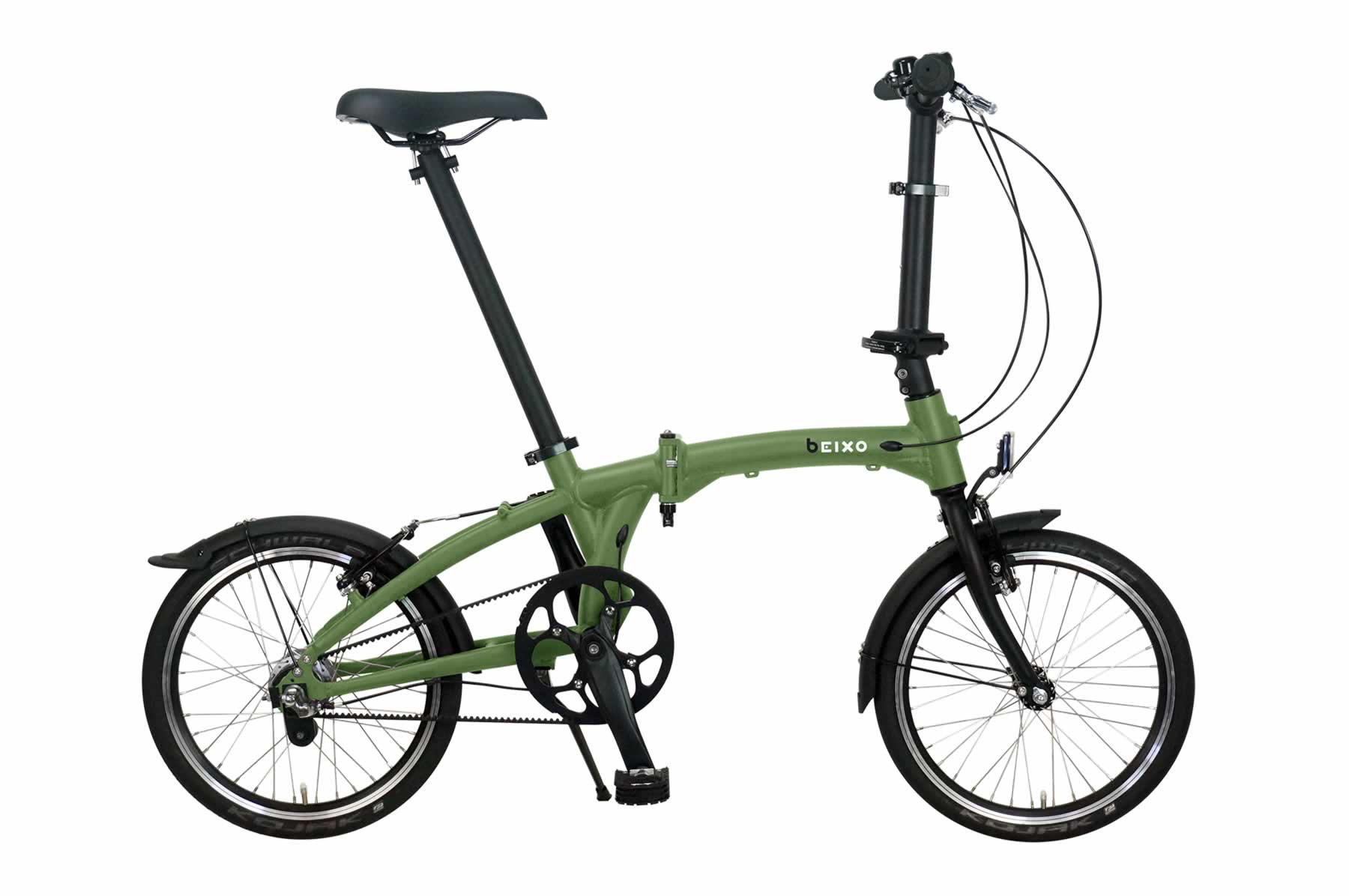 Beixo Crosstown Electra  bicicleta plegable con correa de carbono